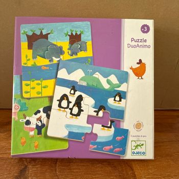 Puzzle enfant 3 X 6 pièces Djeco