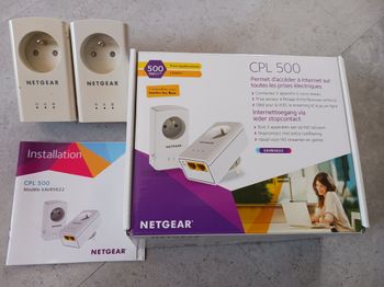 Lot de 2 prises CPL 500 mbits Netgear