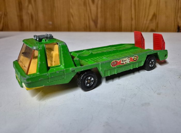 Camion miniature vert ancien matchbox transporter superkings K-2/5 Lesney