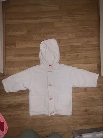 Manteau blanc 3 ans fille ou garçon