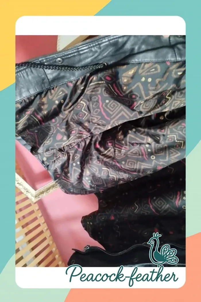 Veste cuir véritable homme noir 56 - photo numéro 18
