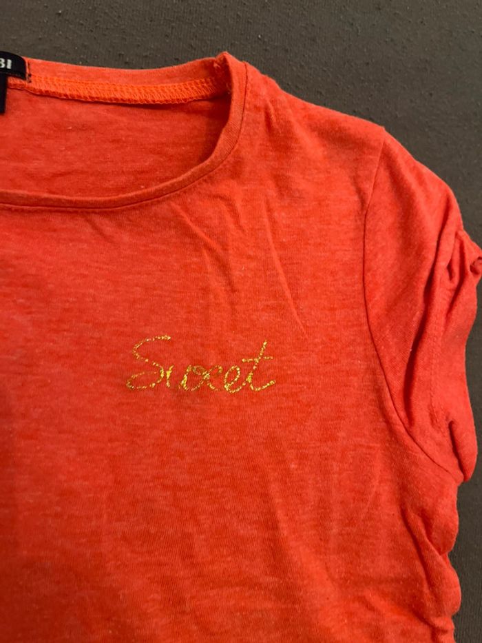 T-shirt corail - photo numéro 3