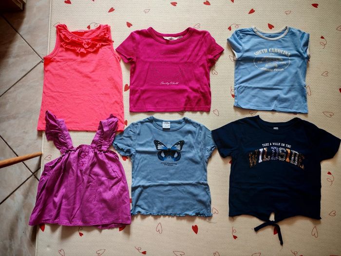 Lot de tee shirt fille taille 8/ 10ans