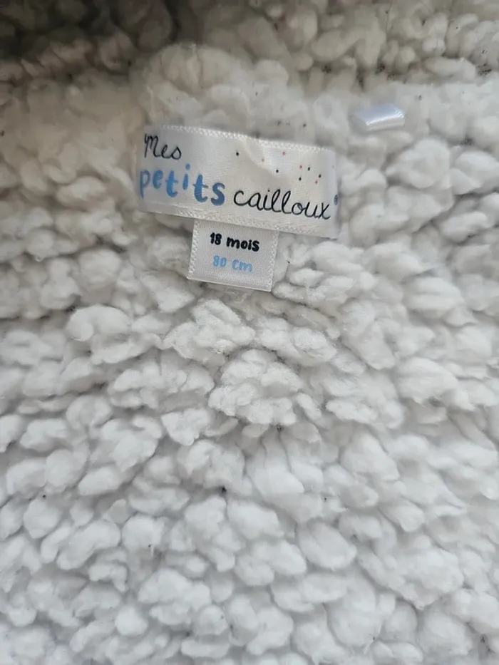 Gilet chaud moumoute - Mes petits cailloux - 18 mois/80 cm - photo numéro 3