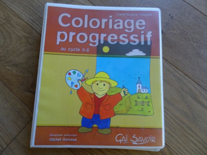 Classeur coloriage progressif 5-8 ans Gai savoir