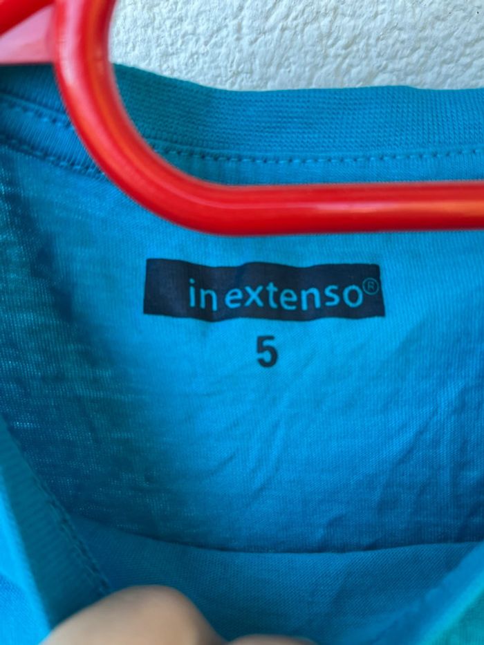 Pyjashort 5 ans in extenso turquoise - photo numéro 3