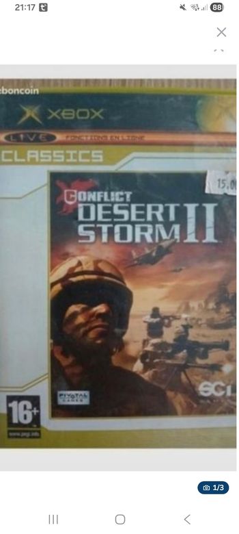 Désert storm 2 xbox