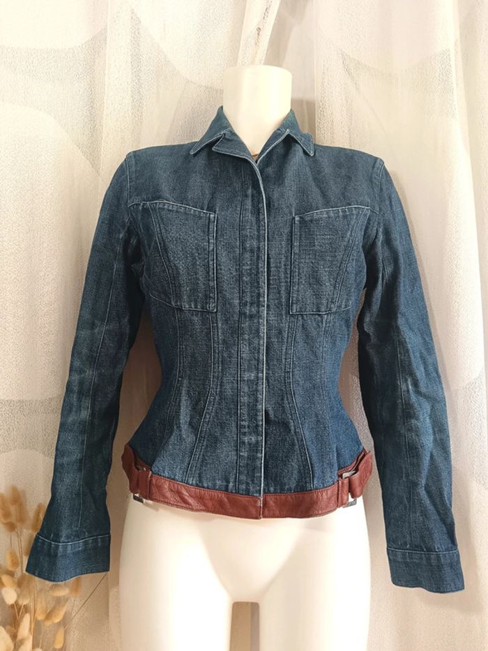 Mugler | Veste en jean courte |t. 36/38