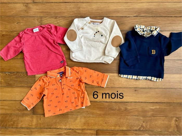 Lot 27 vêtements 6 mois mixte/garçon mi saison - photo numéro 8
