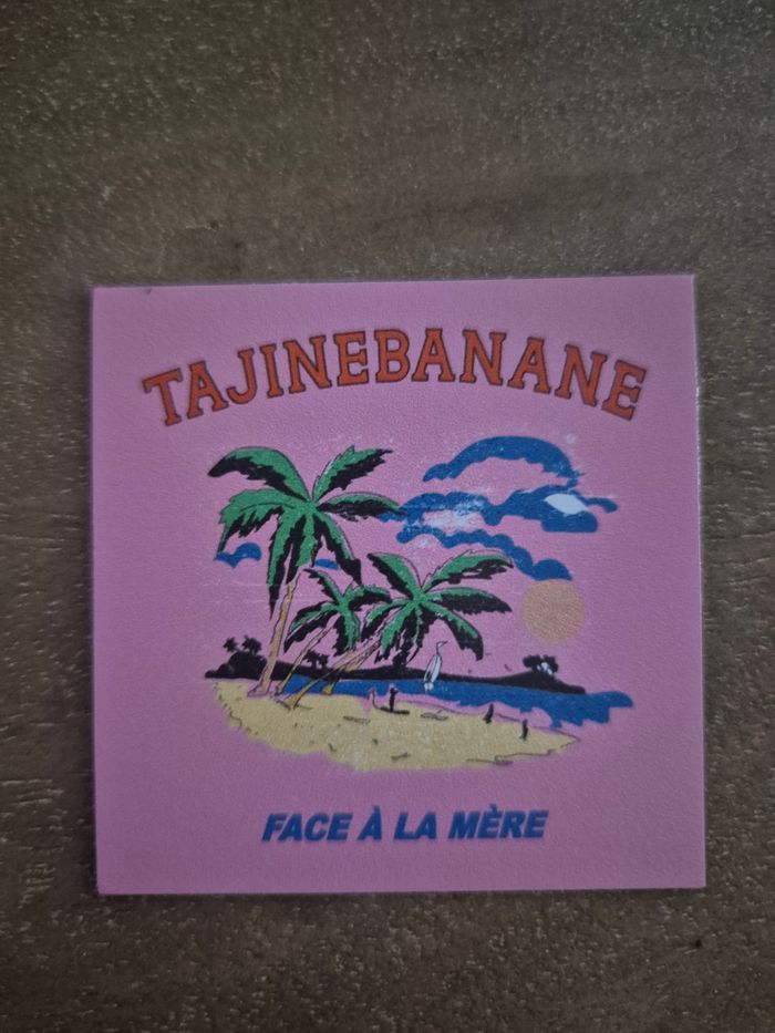 Magnet aimant tajine banane face à la mère