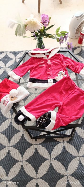 🎄✨ Ensemble bébé fille Disney Bambi – 3 pièces – Taille 6 mois ✨🎄