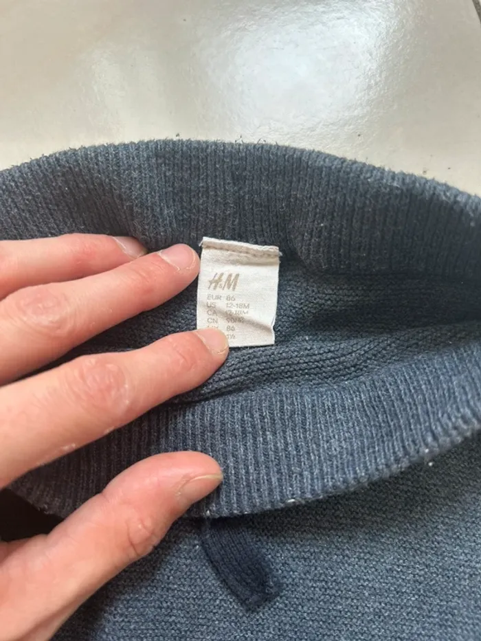 Ensemble en petite maille H&M 12/18 mois - photo numéro 4