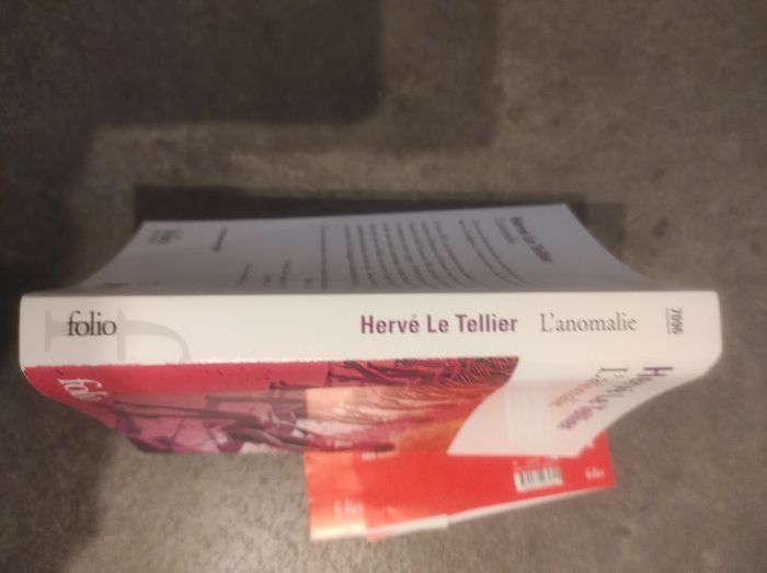 L'anomalie Hervé Le Tellier Folio 2023 - photo numéro 2