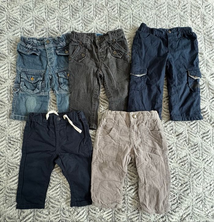 Lot de 9 pantalons taille 9 mois - photo numéro 3
