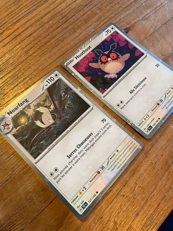 Lot 2 cartes revers TEF Fr