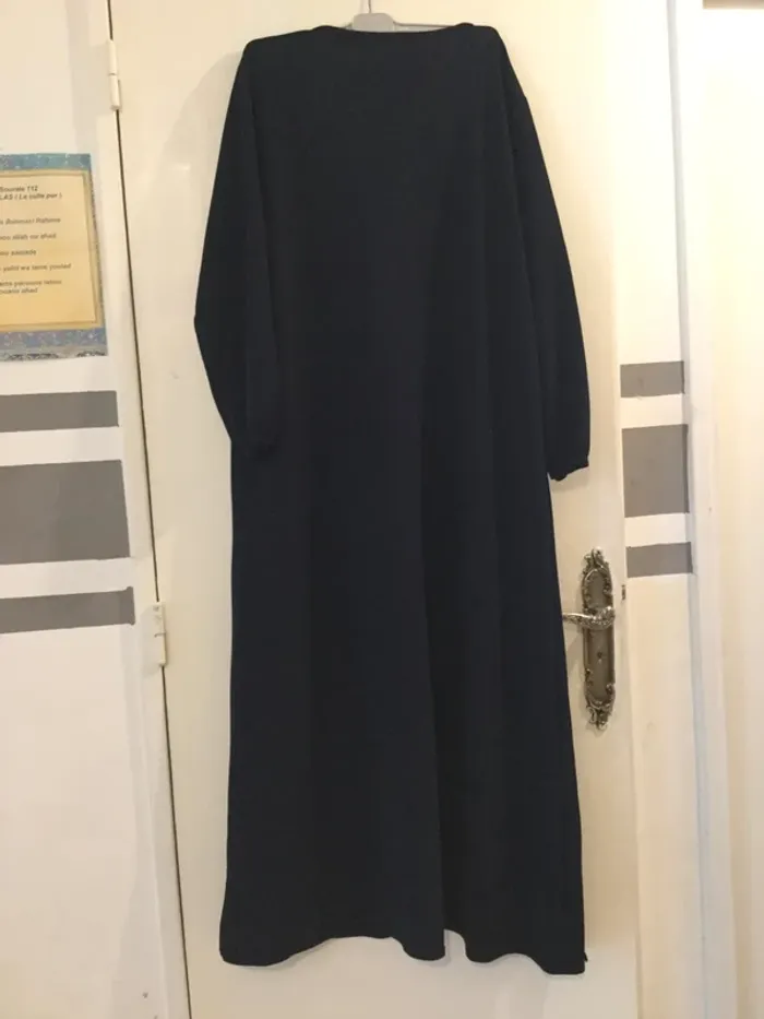 Robe Abaya Bleu Marine - photo numéro 3