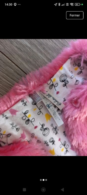 Gilet sans manche fille 3 mois
