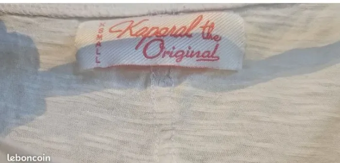 Maillot Kaporal blanc - photo numéro 5