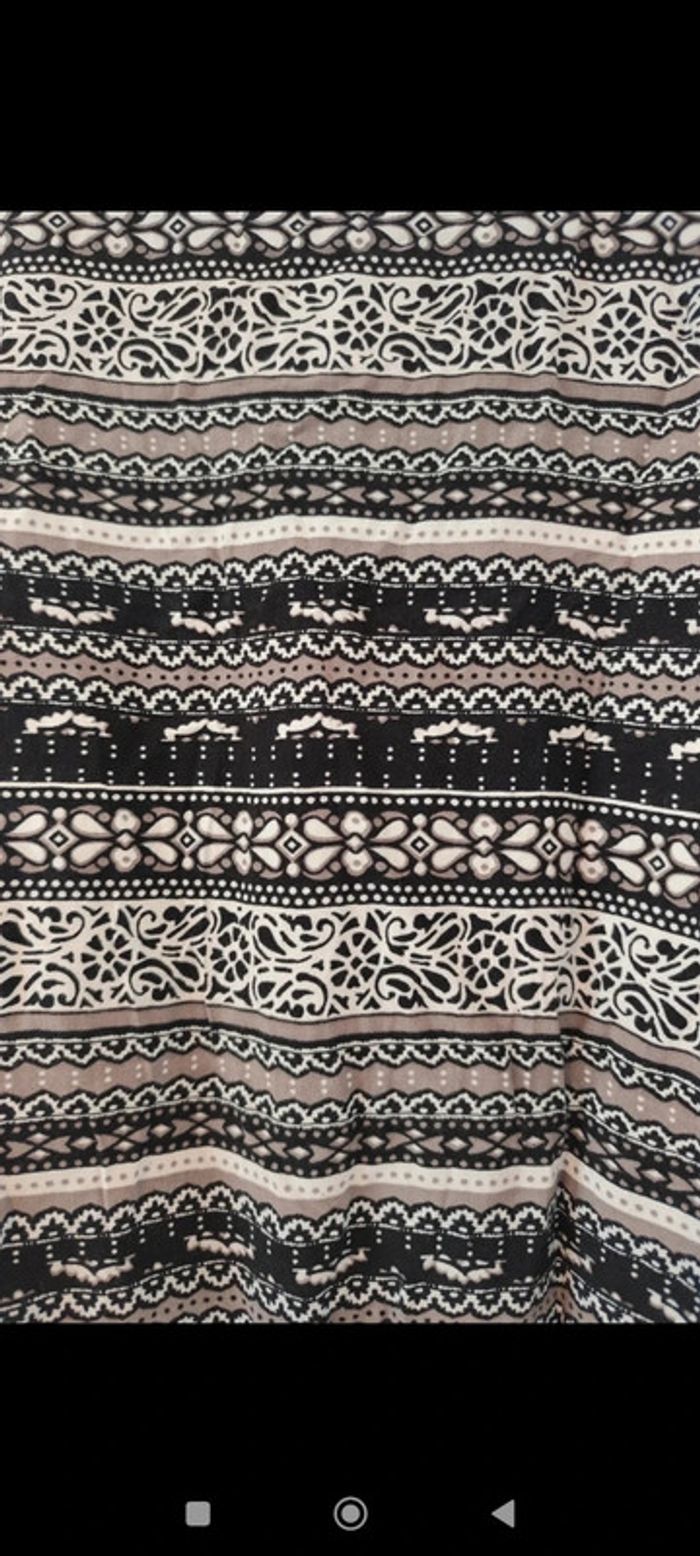 Robe ou tunique noire et grise à motifs taille XL/XXL - photo numéro 7
