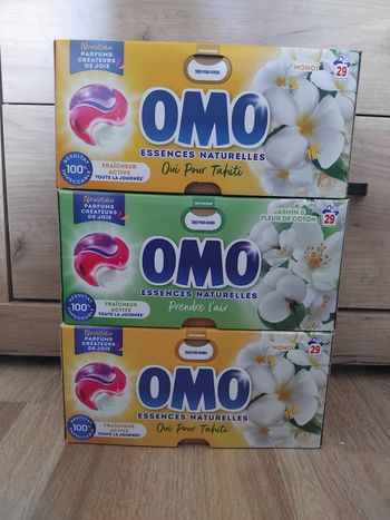 3 boîtes de dosettes