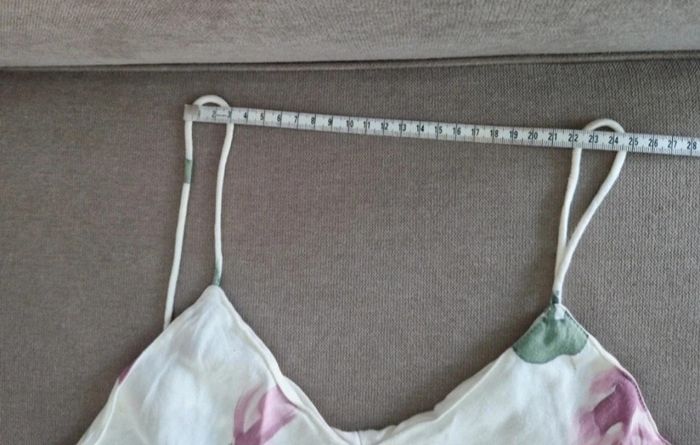 Nuisette blanc cassé motif fleurie - photo numéro 7