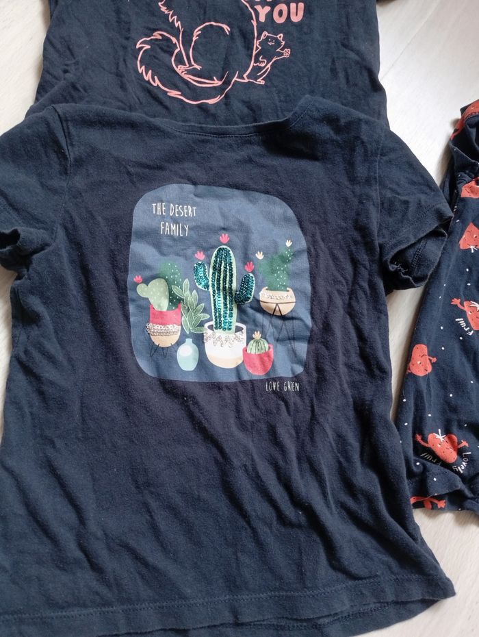 Lot tee-shirts manches courtes kiabi - photo numéro 3