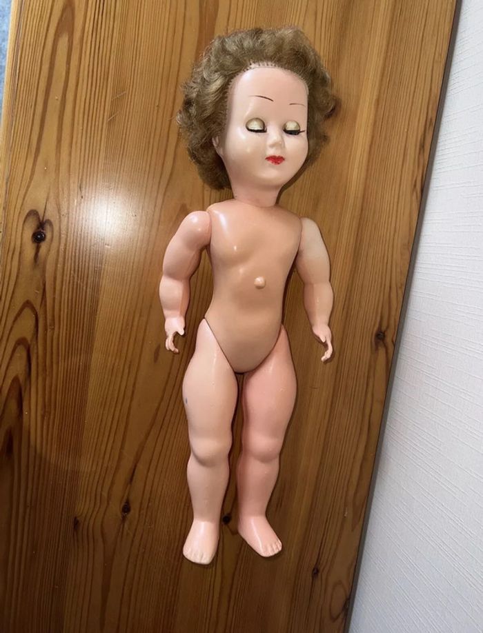 Ancienne poupée française en celluloid style petitcollin - photo numéro 6