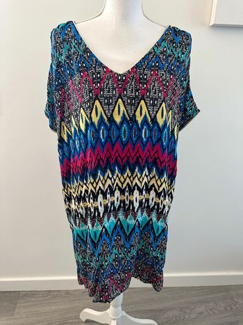 Robe aztèque multicolore T40