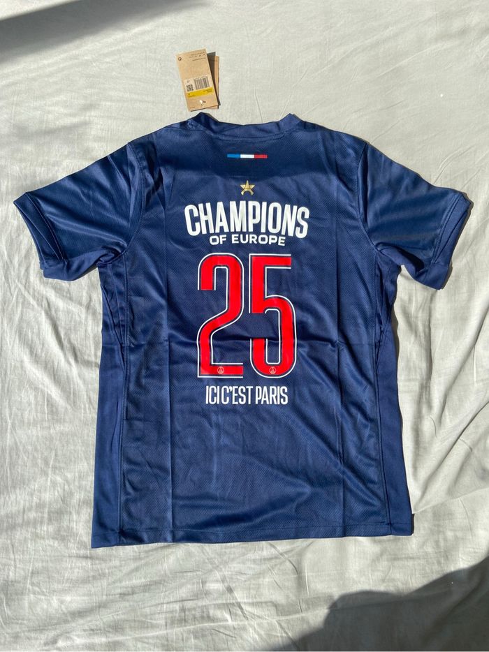 Maillot PSG Collector Champion d’Europe LDC avec étoile brodé 24/25 - photo numéro 3
