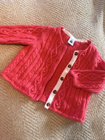Gilet fille petit bateau 6 mois 