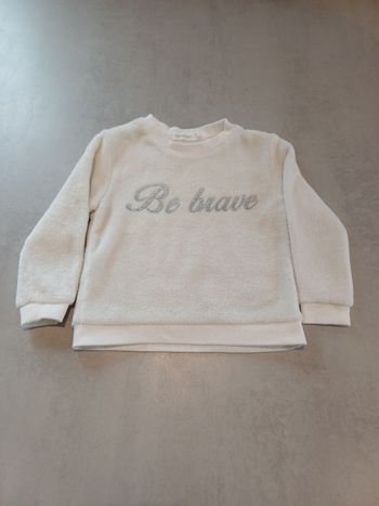 Pull / sweat manches longues blanc 3 ans Orchestra