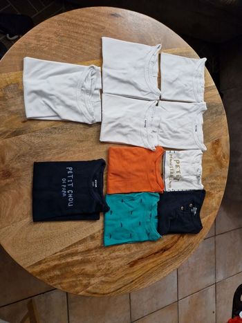 Lot de 10 tee-shirts manches courtes 24 mois