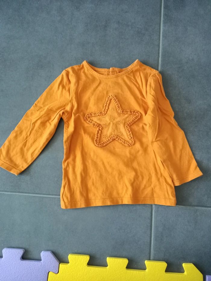 Lot tee shirts, manches longues, 24 mois - photo numéro 3