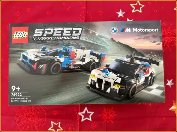 LEGO Speed Champions 76922 – BMW M4 GT3 & BMW M Hybrid V8 Race Cars – 676 pièces – Neuf scellé
