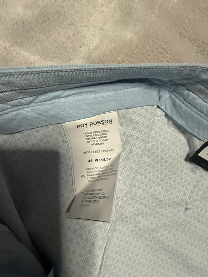 Roy Robson - Short « Rian Short » bleu, taille 46 (M) - photo numéro 5