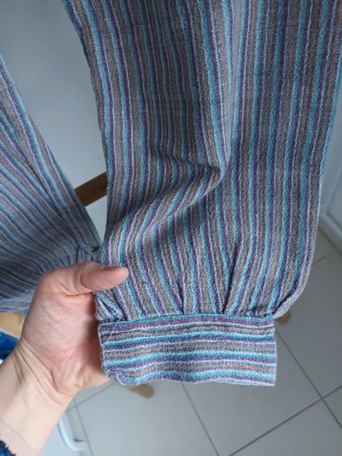 Pantalon sarouel en lin taille unique - photo numéro 5