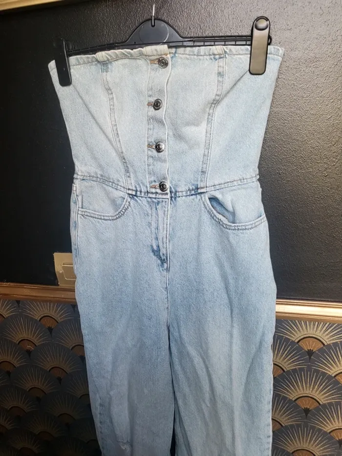 Ensemble femme 1 piece en jeans