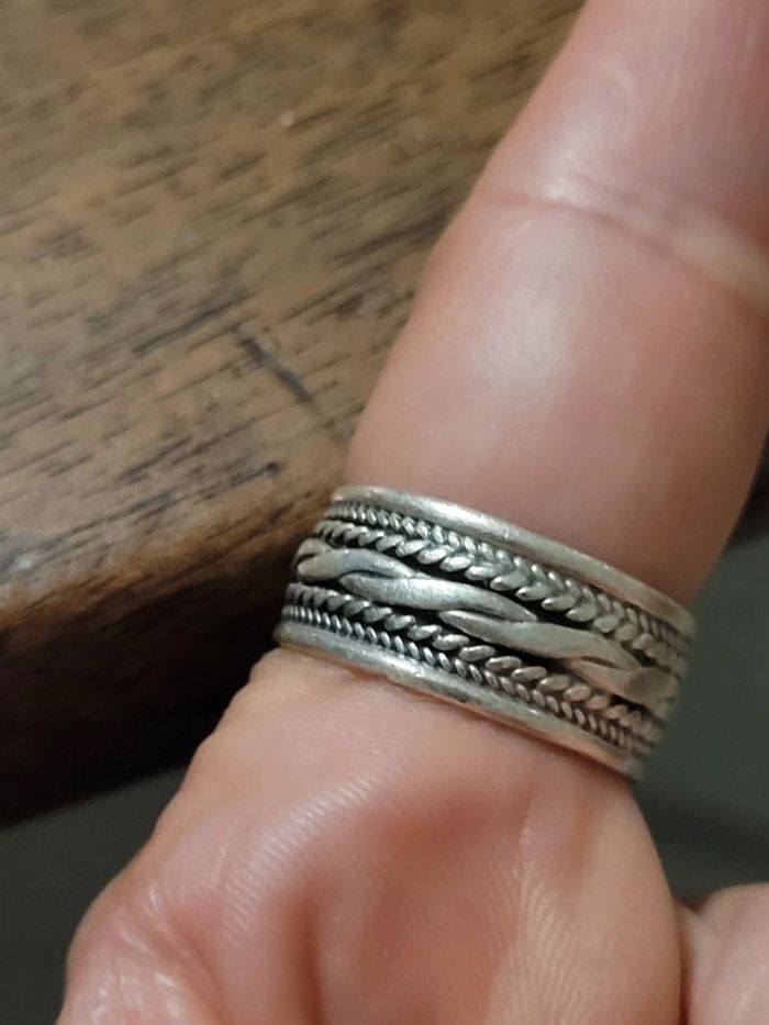 Bague ethnique argent 925 - photo numéro 3