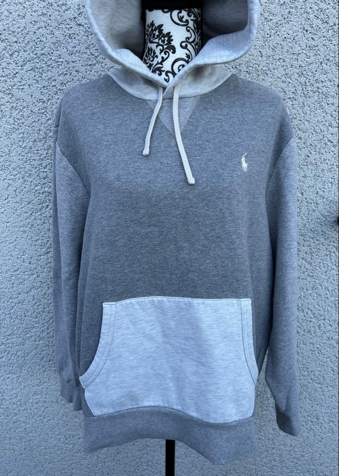 Pull gris à capuche Ralph Lauren - photo numéro 4