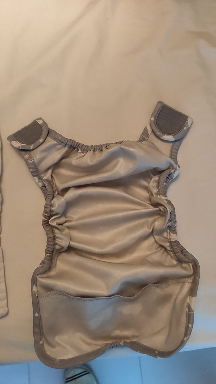 3 couches lavables Bambino Mio T1 + 8 inserts absorbant coton Bambino Mio TU - photo numéro 2