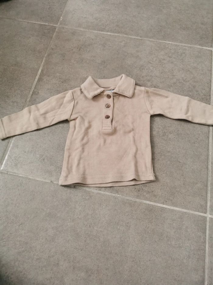Polo beige 6 mois