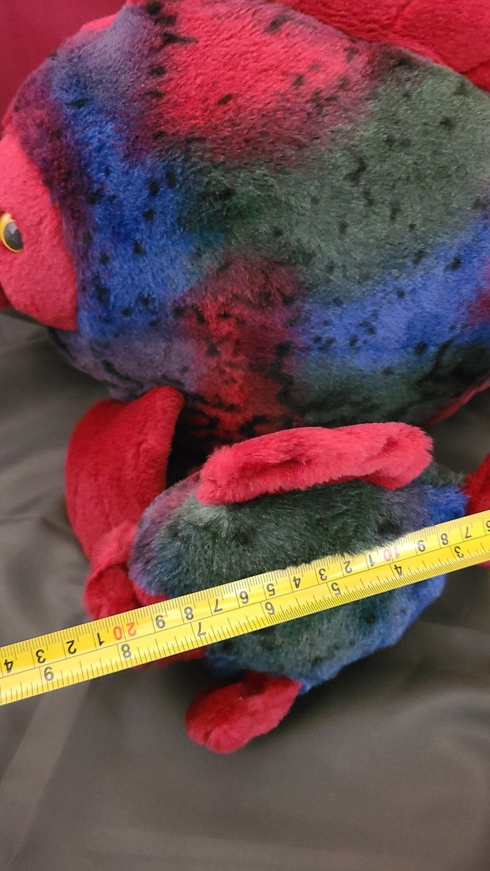 peluche poisson anima multicolore doudou poisson des iles 34 cm - photo numéro 3