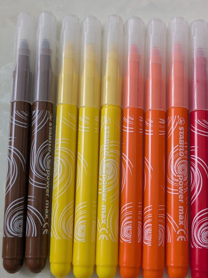 Lot de 32 feutres Stabilo Power max à pointe large. - photo numéro 5
