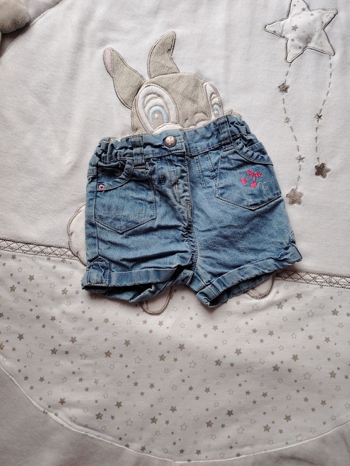Short en jeans