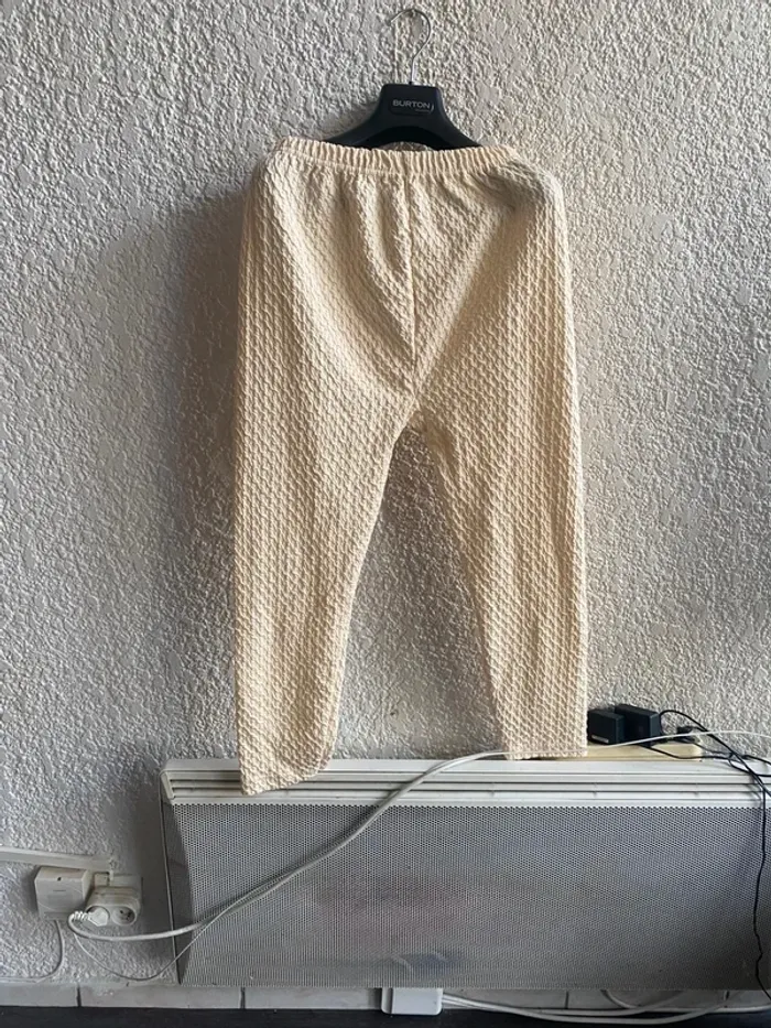 Pantalon crème de pyjama T 38 - photo numéro 3