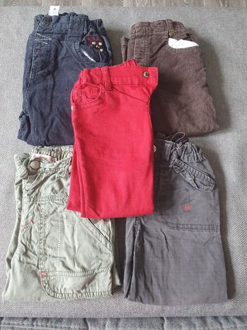 Lot pantalons 23/24 mois 