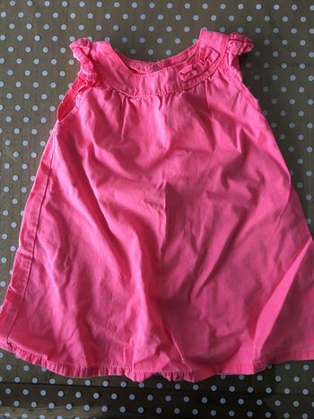 Robe rose 9 mois