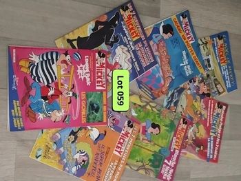 Lot Vintage 7 magazines Journal de Mickey année 1983 L059  7595020317