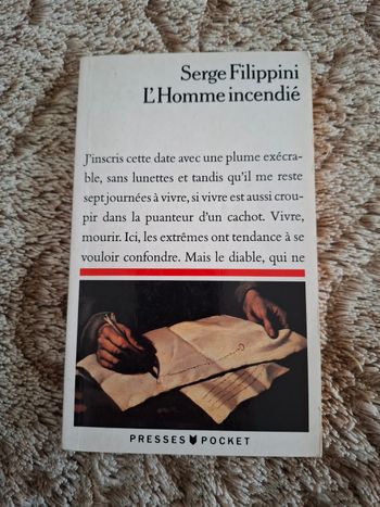 Récit de Serge Filippini L'homme incendié en bon état