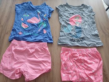 Pyjamas shorts fille 
